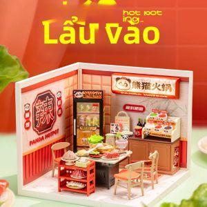 rolife | Bộ Kit Mô Hình Tự Lắp Ráp Panda Hotpot World