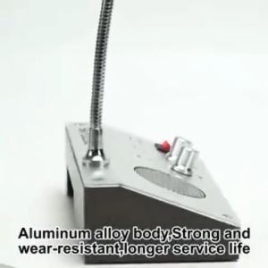 【จะมาถึงในอีกสองถึงสามวัน】ลำโพงหน้าต่าง ระบบลำโพงหน้าต่าง Window Intercom ระบบป้องกันการรบกวน ไมโครโฟนสำหรับ สำนักงาน สถานี เคาน์เตอร์ธนา