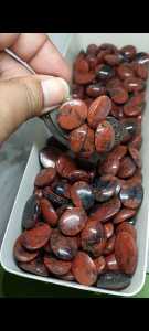 batu akik badar besi merah bisa nempel magnet asli natural