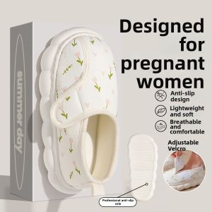 Molly | Slip-resistant Maternity Slippers Thin For Spring and Summer Soft Bottom With Heel Cover