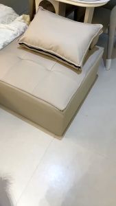 Ready Stock⚡️1 Seater Modular Leather Sofa Bed Katil Single Square Couch Lazy Cortex Sofas Chair Murah L Shape 沙发 XL/XXL