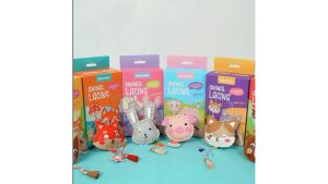 MALOTOYS - DJEE BEAR Animal Lacing Series Handicraft Gift Montessori Early Education Toys for Kids Mainan Meronce Anak Malo Toys