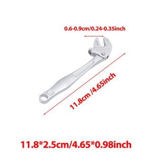 Multifunctional Heavy-Duty Crab Claw Wrench Adjustable Ratchet Wide Jaw Self-Locking Wrench for Home Automotive Pipe Manufacture