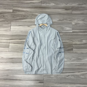 Áo Chống Nắng UPF50+ Chống Thấm Nước Nhẹ Thoáng Khí Có Mũ Trùm Đầu Họa Tiết Gấp Mát Mẻ Áo Khoác Da Nam Thời Trang Mùa Hè