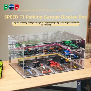 POP BRICKS | LEGO Speed Car 15-in-1 Display Box with Light