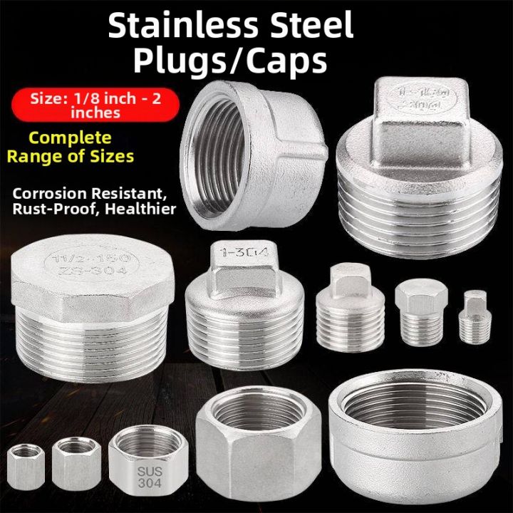 Huayu | 304 Stainless Steel Male Thread Pipe Plug | Lazada Philippines