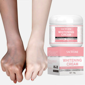 SAUVASINE Whitening Cream 50g Body Whitening Cream Leg Whitening Cream Body Whitening Cream Underarm Knee Buttocks Private Bleach Remove Melanin Pigmentation Improve Dull Nourish Brighten Skin Care