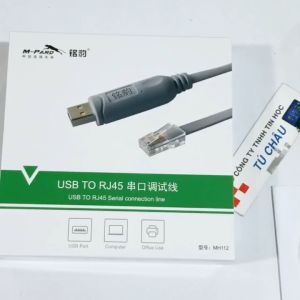 Cáp lập trình USB ra RJ45 Connection line - Cáp dài 1.8M (USB to RJ45)