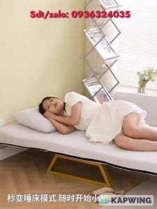 Sofa giường thông minh điều chỉnh 5 chế độ giường gấp thành ghế kích thước 75x185cm hoặc 115x185cm