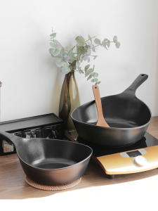 Neoflam South Korea Import Cooking Pot Non-Stick Frying Pan Deep-Fat Fryers Gas Stove Induction Cooker Neutral Stir-Fry For Home