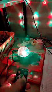 Create a Party Anywhere! GB Laser Disco Ball Light with Remote - Sound Active Mode for Car & Home Karaoke Nights