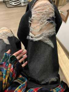 Quần Jeans Denim Ống Rộng Cạp Cao Ôm Dáng Quần Jeans Denim Rách Mùa Hè 2024 Quần Jeans Denim Dài Cho Nữ Quần Jeans Denim Cổ Điển