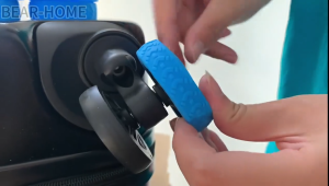 Luggage Compartment Wheel Protection Cover - Upgraded 32-Pack Anti Dust & Scratch Noise Reduction Carry On/Travel Suitcase Wheel Protector Suitcase Parts Axles Silicone Suitcase Wheels Protection Cover