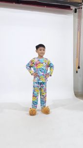 Kiminori YURI.PP Setelan Baju Tidur Anak Lengan Panjang