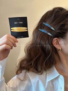Kẹp Tóc Acetate Edge Side Kẹp Tóc Mái Lệch Thời Trang Mới 2025 Phụ Kiện Tóc Kẹp Tóc Sáng Tạo Độc Đáo Kẹp Tóc Mái Lệch