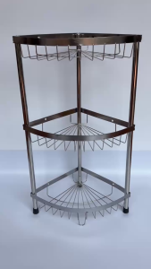 Kệ Góc Nhà Tắm Inox 3 Tầng Cao Cấp 25x25x60cm – Kệ Để Đồ Nhà Tắm Chống Gỉ Tiết Kiệm Không Gian