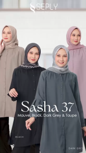 TUNIK SEPLY SASHA 37 TERBARU 2025 ATASAN WANITA DAILY CASUAL KULIAH KEKINIAN PREMIUM TERMURAHHH