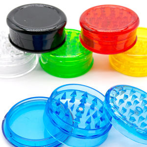 1/2/5Pcs 60mm 3 Layer Round Shape  Herb Grinder Tobacco Shredder Spice Mill Crusher Plastic Tobacco Grinder Smoking Accessories