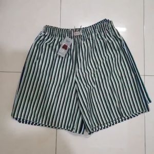 [LOẠI DÀY] Quần Đùi Nam Kẻ Sọc Thun Co Giãn Có Túi Sau Mặc NgủMặc Nhà Thoáng Mát Chất Cotton 4 Chiều Size Từ 50-90kg