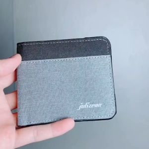 Ví vải nam JOLEZEON bóp nam Canvas phối màu sang trọng và lịch sự - VNA15