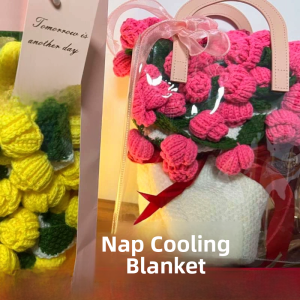 Modern Style Handmade Rose Bouquet Blanket Creative Gift for Graduation Birthday Home Decor High Aesthetic Value Customizable