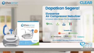 ELVASENSE - Air Compressor Nebulizer NEB39 | Alat Uap Nebulizer