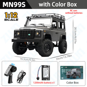 MN99s MN98 1:12 MN Model RTR Version RC Car 2.4G 4WD RC Rock Crawler Defender Remote Control Car 1/12 RC Truck Cars Toys