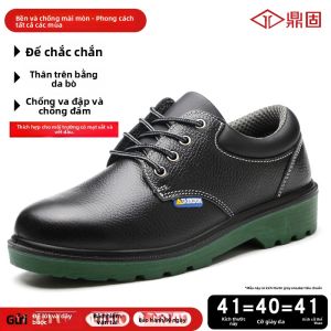 DINGGU | Giày Bảo Hộ Lao Động Chống Đâm Thủng Đế Thép