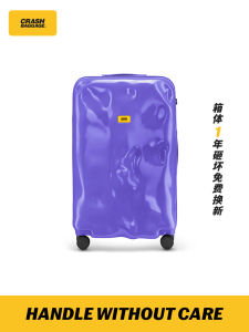 Crash Baggage Hardshell Suitcase Fashionable Universal Wheel Suitcase for Travel Men Women New 2023 Winter Zipper Closure Lock Included