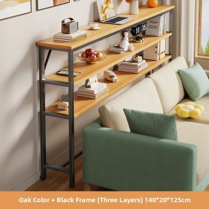 Evesigar | Slim Sofa Side Storage Shelf