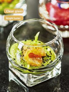 YOGEHOME | Lead-Free Glass Dessert Cup