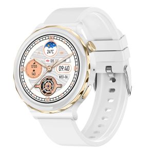 2024 แฟชั่นผู้หญิงสมาร์ทนาฬิกา Heart Rate GPS Motion Trajectory นาฬิกาฟิตเนสกันน้ํา Voice Call สมาร์ทนาฬิกาสําหรับ Android IOS