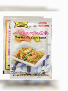 60g Lobo Thai Stir-Fry Curry Paste – Thai Flavour for Quick Meals