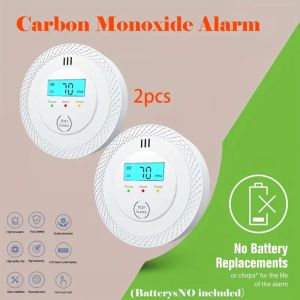Carbon Monoxide Detector Independent Security Protection Gas Detector LCD Digital Display Home Warning Real-Time Alarm