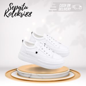 Sepatu Wanita Sneaker Kulit Pu Premium SKS 273