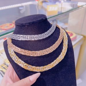 HOÀN TIỀN 15% - Dây chuyền bính bản lớn siêu bền màu khắc ký hiệu