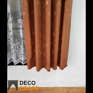 Gorden Terbaru 2023 Murah Motif Polkadot Kain Poliester Lembut Model Smokering Tinggi 150 cm & 200 cm