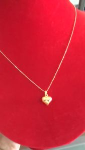 จีทองคำแท้ หัวใจจิกเพชร น้ำหนัก 0.6 กรัม ยอดฮิต ทอง 96.5% (เยาวราช) สินค้า ขายได้ จำนำได้