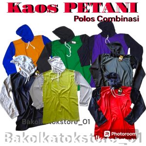 Kaos Kuplok Polos Combinasi Kaos Murah Kaos Basahan Kaos Proyek Bertani Berkebun