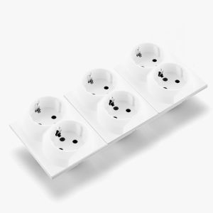 Skin Sensation Skin Feel Paint Wall Socket Power Sockets Embedded Integrated Panel DIY Combination Embedded Paint Socket Sockets