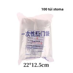Bộ Túi Đựng Phân Bằng Latex Dùng Được Cả Ngày Và Đêm Với Dây Đeo Eo Có Thể Điều Chỉnh - Bộ Túi Chăm Sóc Hậu Môn Nhân Tạo Dùng Một Lần