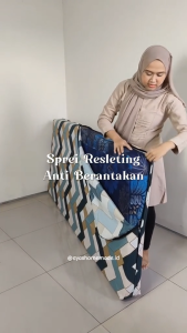 RAMADHAN SALE! Sarung Busa Resleting Motif Emily Size 70X200-180X200 Katun Premium Adem Anti Luntur