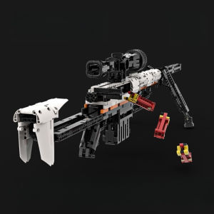 1849 Chiếc M200 Súng Trường Bắn Tỉa Bộ Khối Xây Dựng Sáng Tạo Có Thể Bắn Được Đạn MOC Kỹ Thuật Gạch Đồ Chơi Quà Tặng Cho Trẻ Em Trên 14 Tuổi