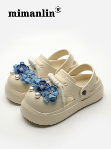 MIMANLIN | Summer Beach Flip Flops with Flower Design