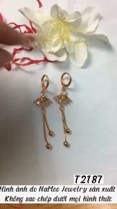 Khuyên Tai Khuyên Dài Xinh Đẹp Sang Trọng Cho Các Nàng Phù hợp Đi Chơi Đi Tiêc T2187