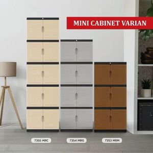 LEMARI PLASTIK PAKAIAN NAIBA NANDOS 3 4 DAN 5 SUSUN KUNCI