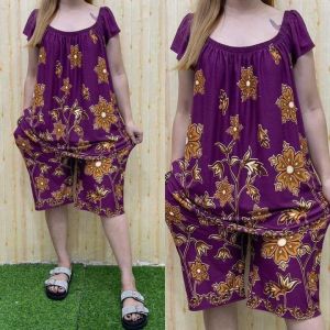 Plus Size Butterfly Terno Tokong Shorts Pambahay Pantulog for Women (1 Size fit up to 3XL) Cotton Spandex