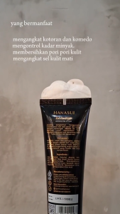 Masker Komedo Dan Pori Pembersih Wajah Kusam Penghilang Bekas Jerawat Hanasui Naturgo Tube 100% Ori