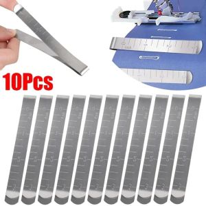 Sewing Clips Set Stainless Steel Hemming Clips 3 Inches Measurement Ruler