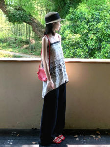 Karrar betsey | Áo Gile In Hình Dân Tộc Bohemian Không Đều